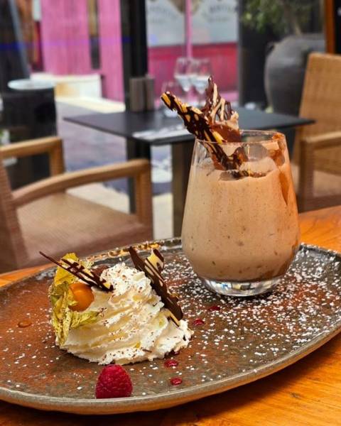 Tiramisu crème de marron, éclat de châtaignes